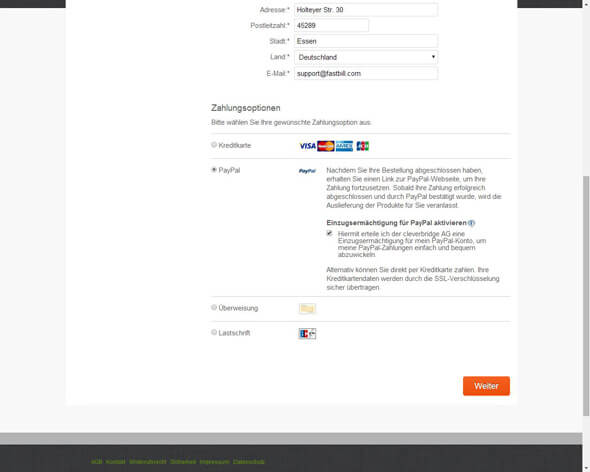 Paypal Einzugsermächtigung Paypal Einzugsermächtigung