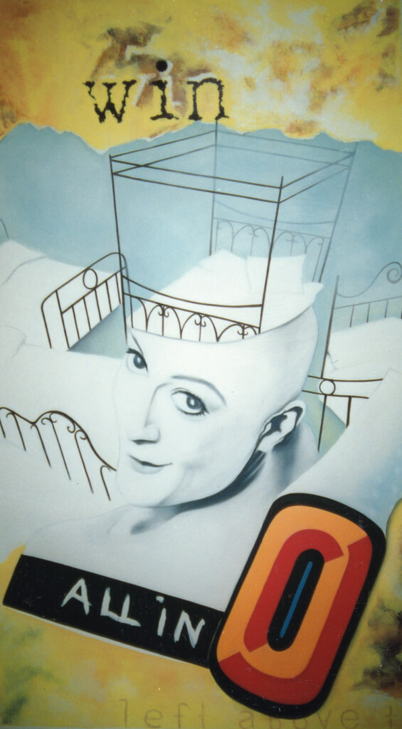 All in 0 · Acryl auf Leinwand · 1,40 × 2,50 m