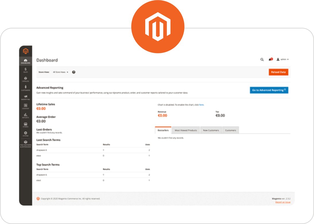 Beispiel Magento Design