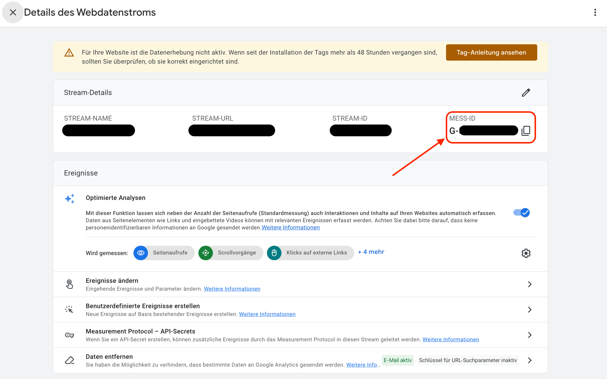 GA4 Navigation Mess ID 1