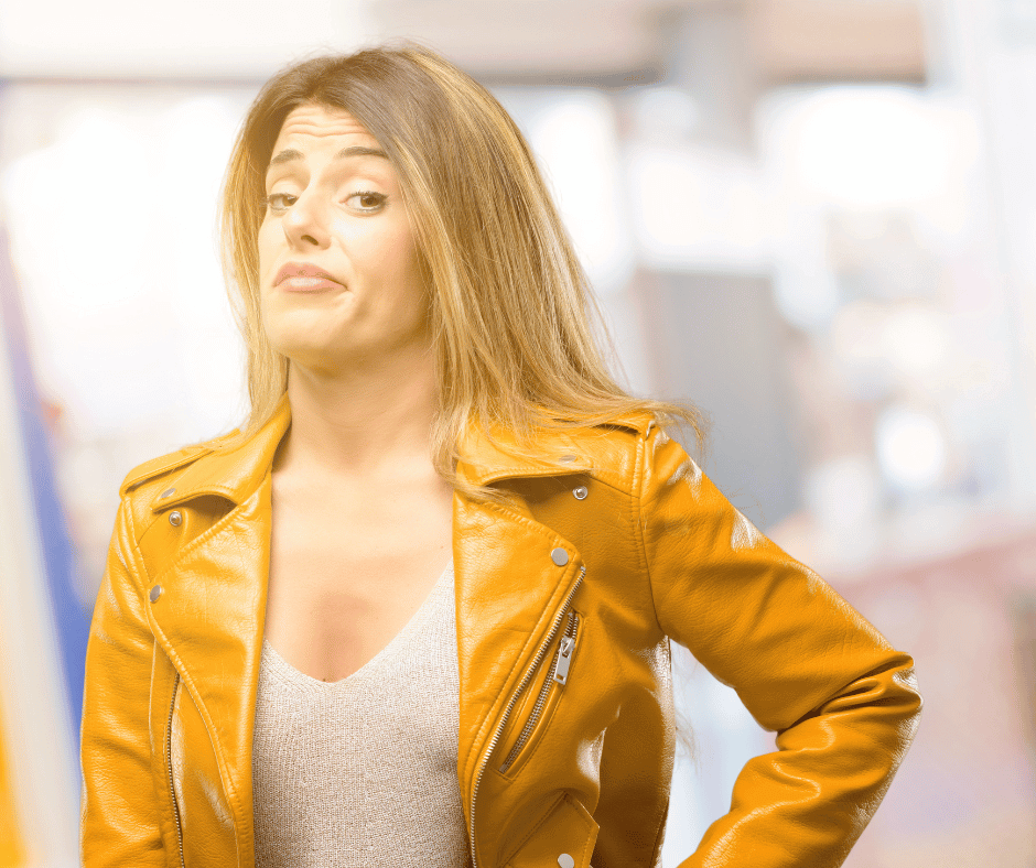 Eine Frau, die weiß, wie Abnehmen geht.