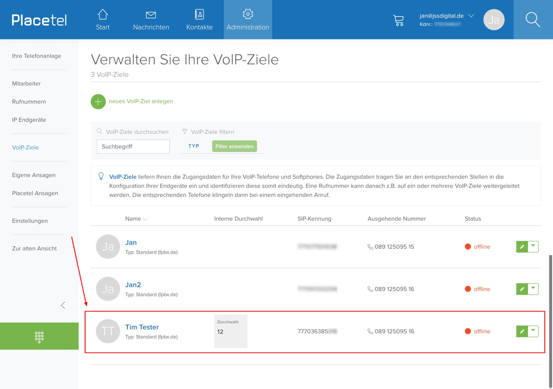 placetel voip ziel 2