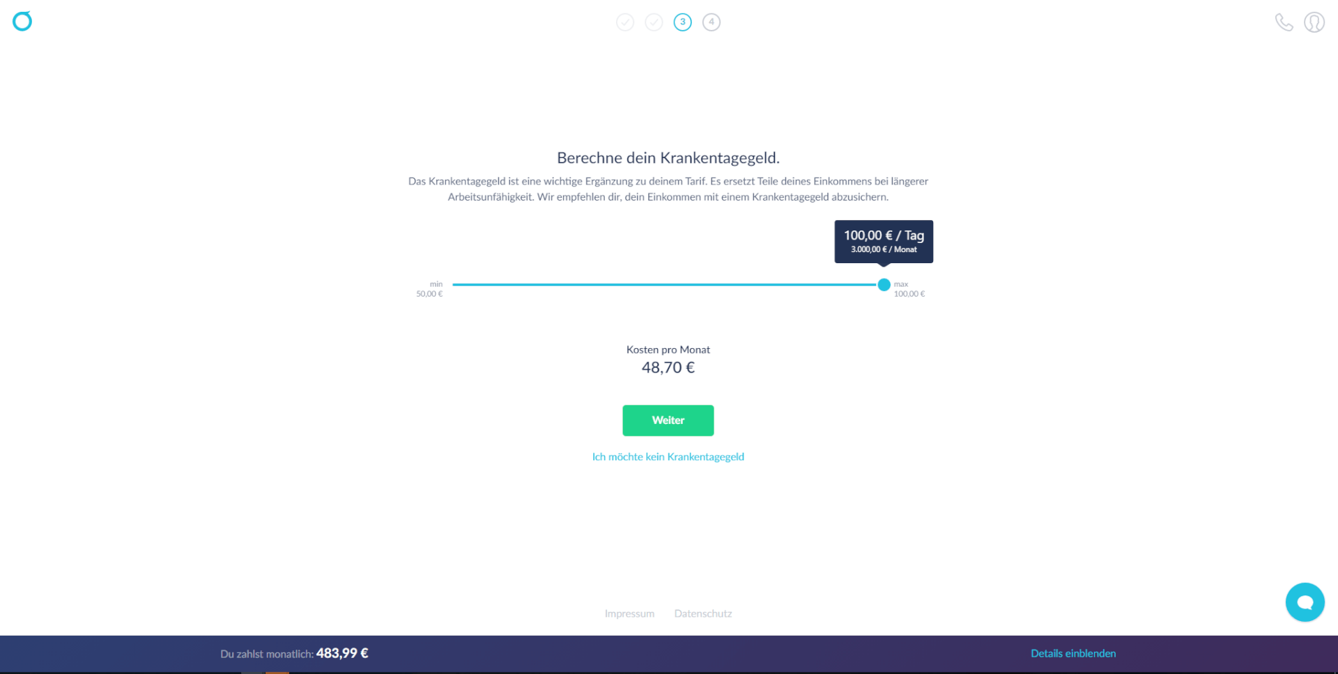 009 Beruf Absicherung Krankentagegeld von ottonova