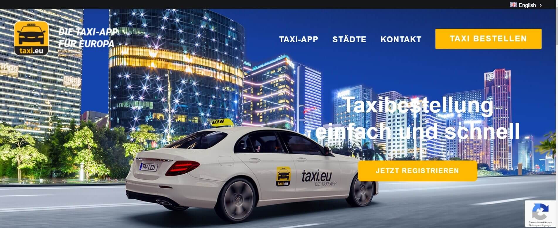 Beste Taxi App Taxi.eu