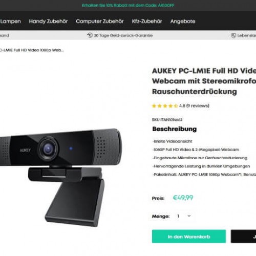 Welche Webcam für Webinare? Hier ist der Technik-Vergleich!