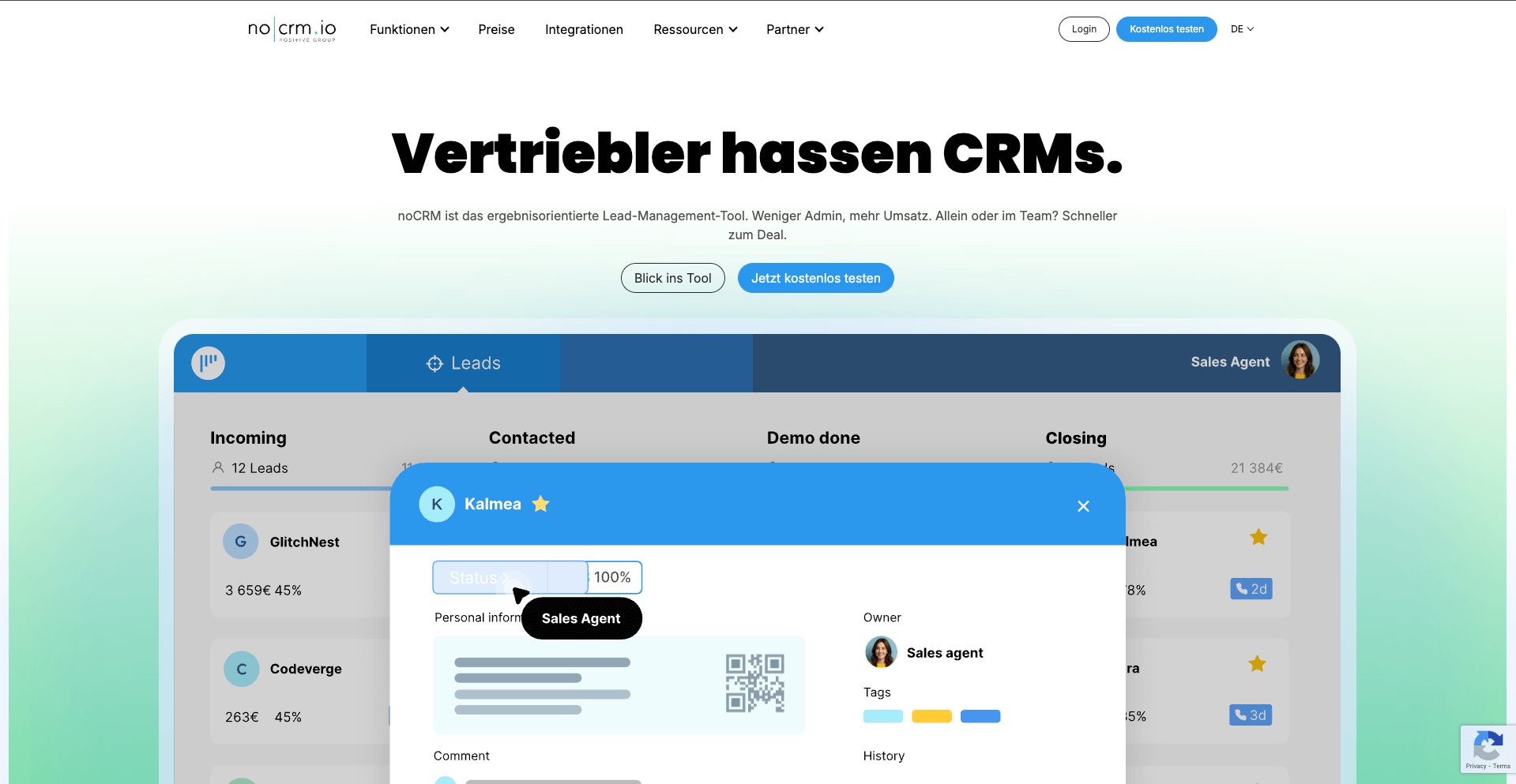 nocrm homepage de