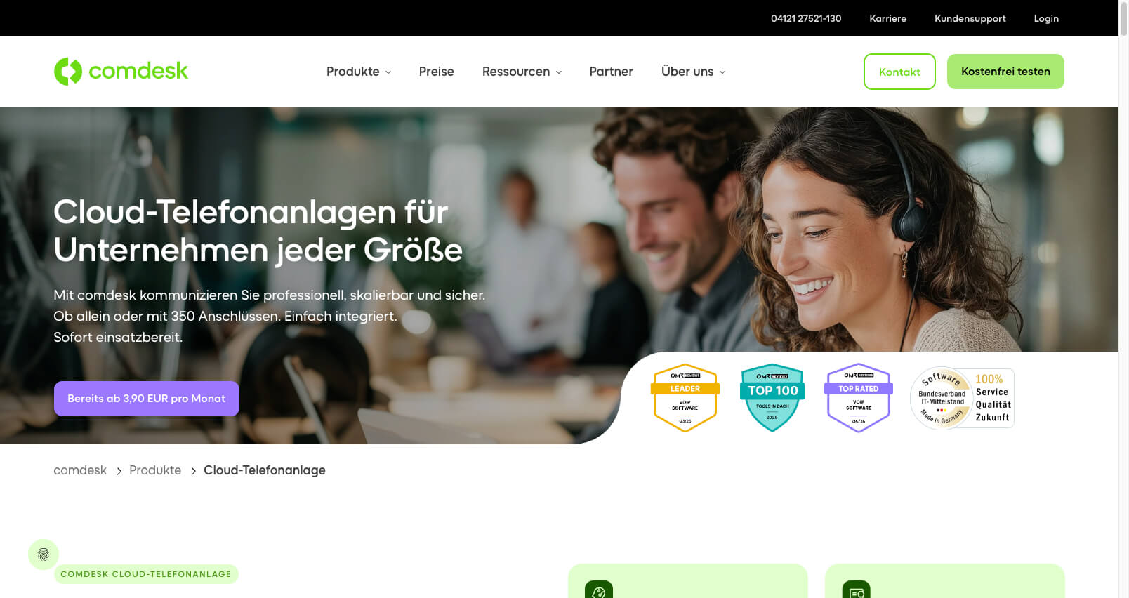 comdesk Cloud Telefonanlage Flexibel modern telefonieren 11 12 2025 01 56 PM