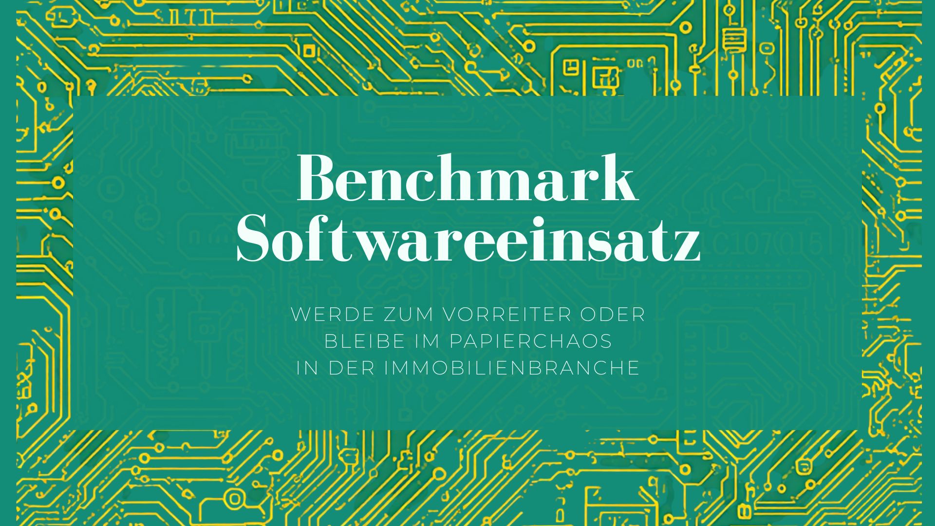 Benchmark Softwareeinsatz: Werde zum Vorreiter oder bleibe im Papierchaos?