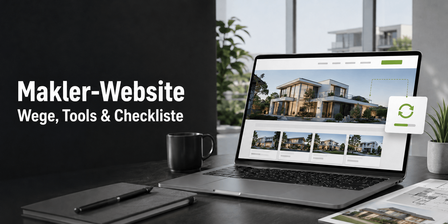 Makler-Website erstellen: So bekommst du 2026 eine professionelle Immobilien-Homepage