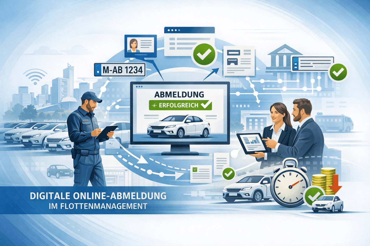 Digitale Onlineabmeldung für Leasing-Rückläufer