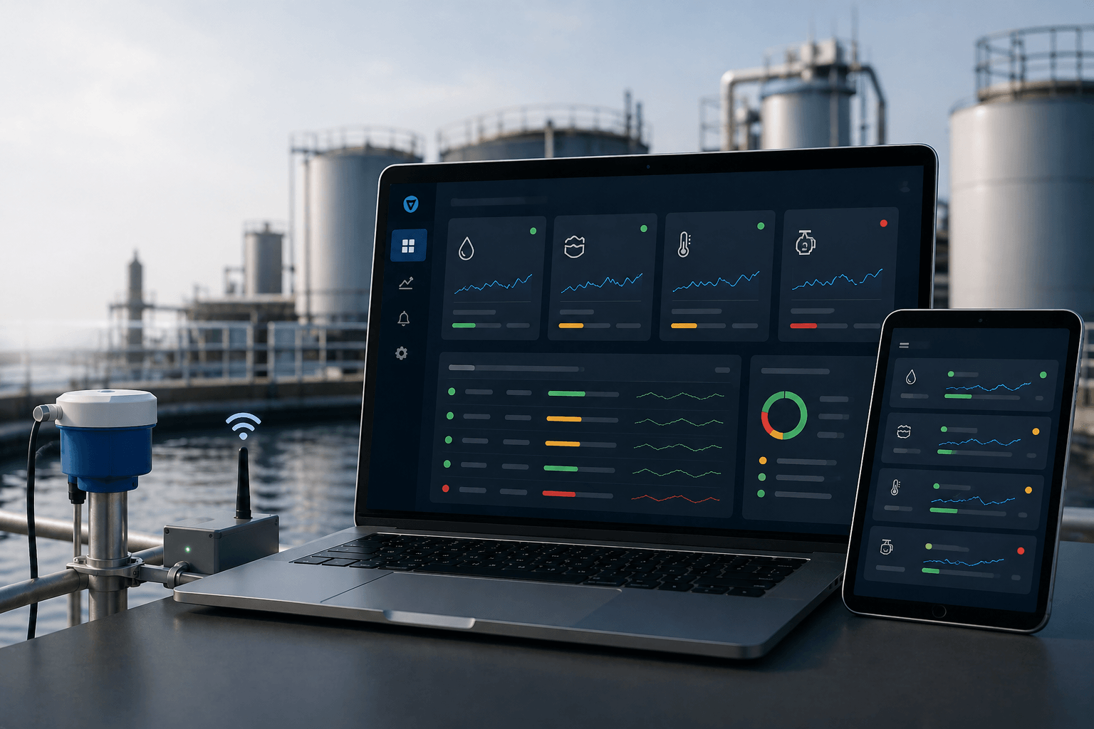 Real-time visualization of sensor data for operational use