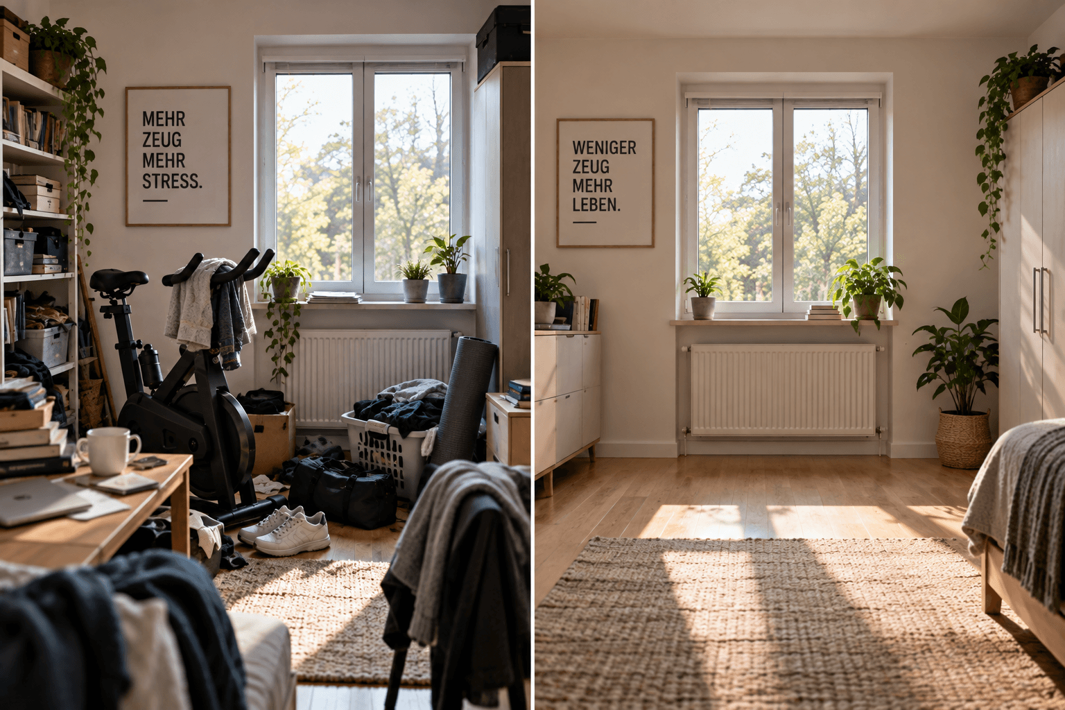 Vorher Nachher Vom Chaos zur Ruhe 1