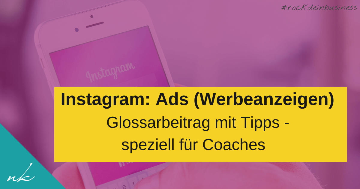 Instagram Ads - Glossarbeitrag