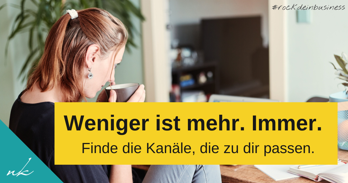 Du musst nicht überall sein: Die richtigen Kanäle für Coaches