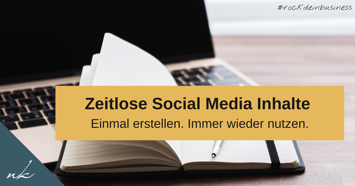 Zeitlose Social Media Inhalte: Raus aus dem Content-Hamsterrad