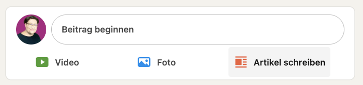 Schreenshot Linkedin Artikel