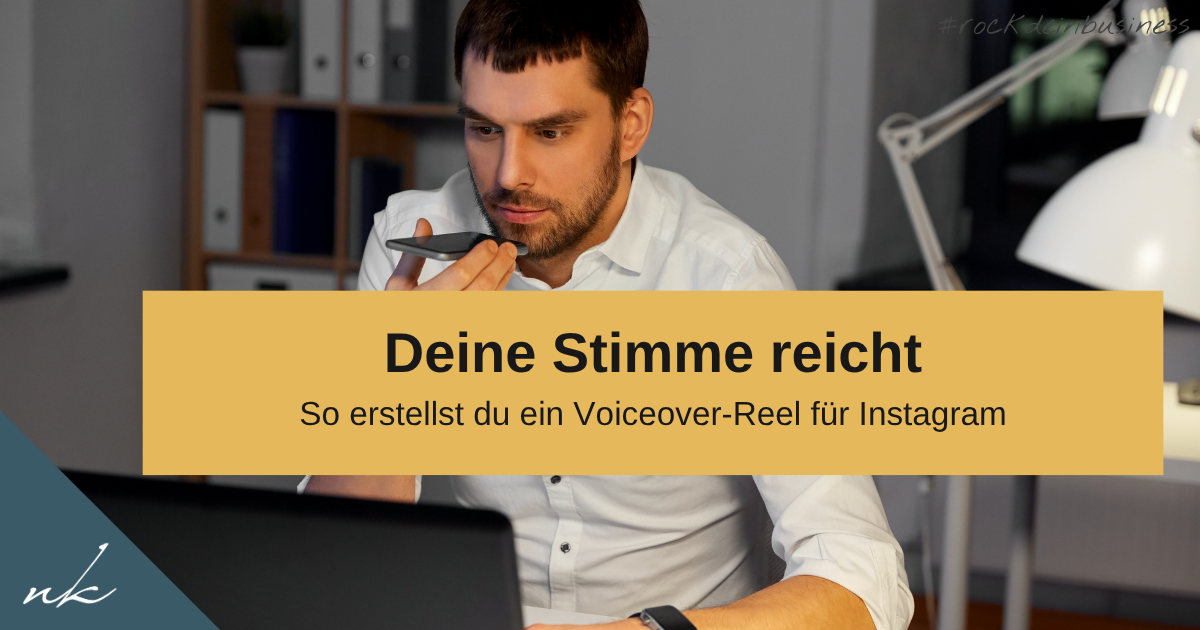 Voiceover-Reels für Coaches: Wie du mit deiner Stimme Nähe aufbaust, ohne vor die Kamera zu treten