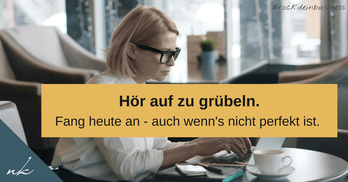 Höre auf zu grübeln und zeige dich auf Social Media — gerade wenn du 40+ bist