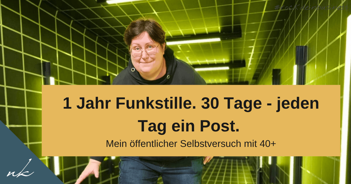 30 Tage täglich posten: Mein öffentlicher Selbstversuch