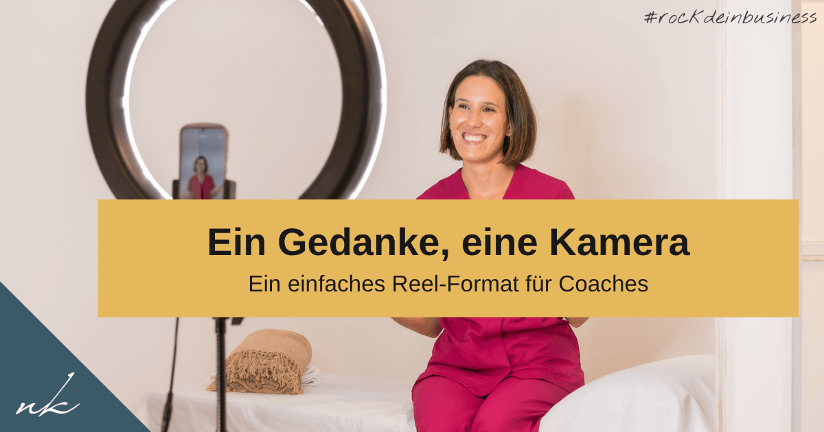 Talking-Head-Reels für Coaches: das einfachste Reel-Format
