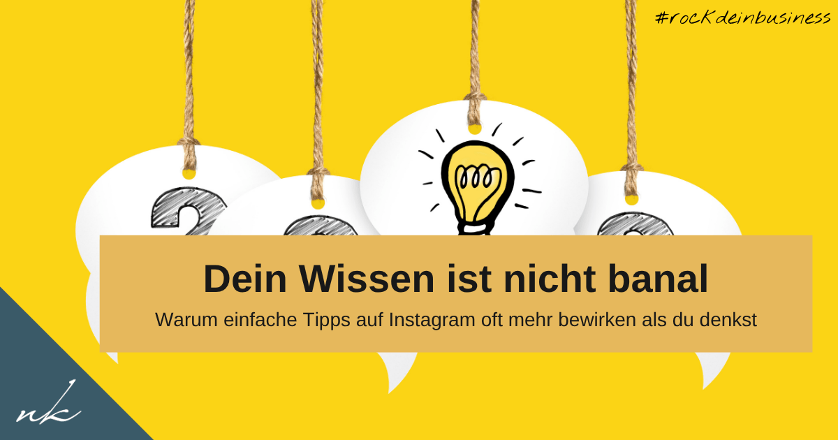 Instagram-Content: Warum einfache Tipps oft die besten Beiträge sind