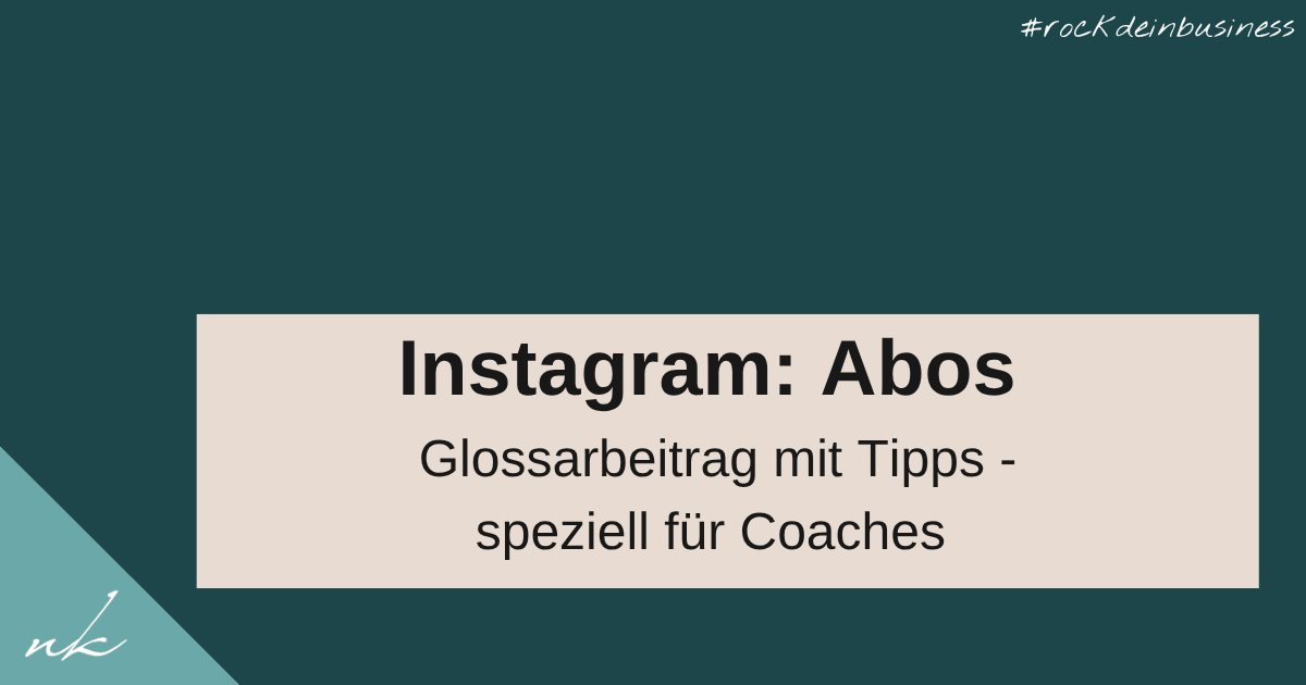 Instagram Abos (Subscriptions)