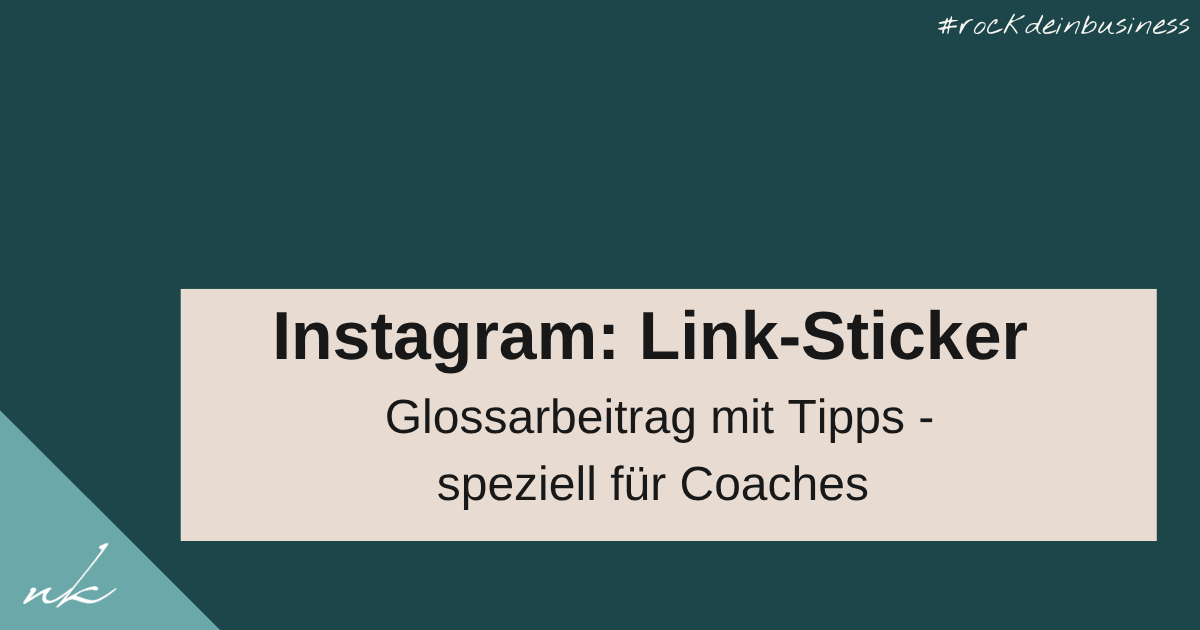 Instagram: Link-Sticker