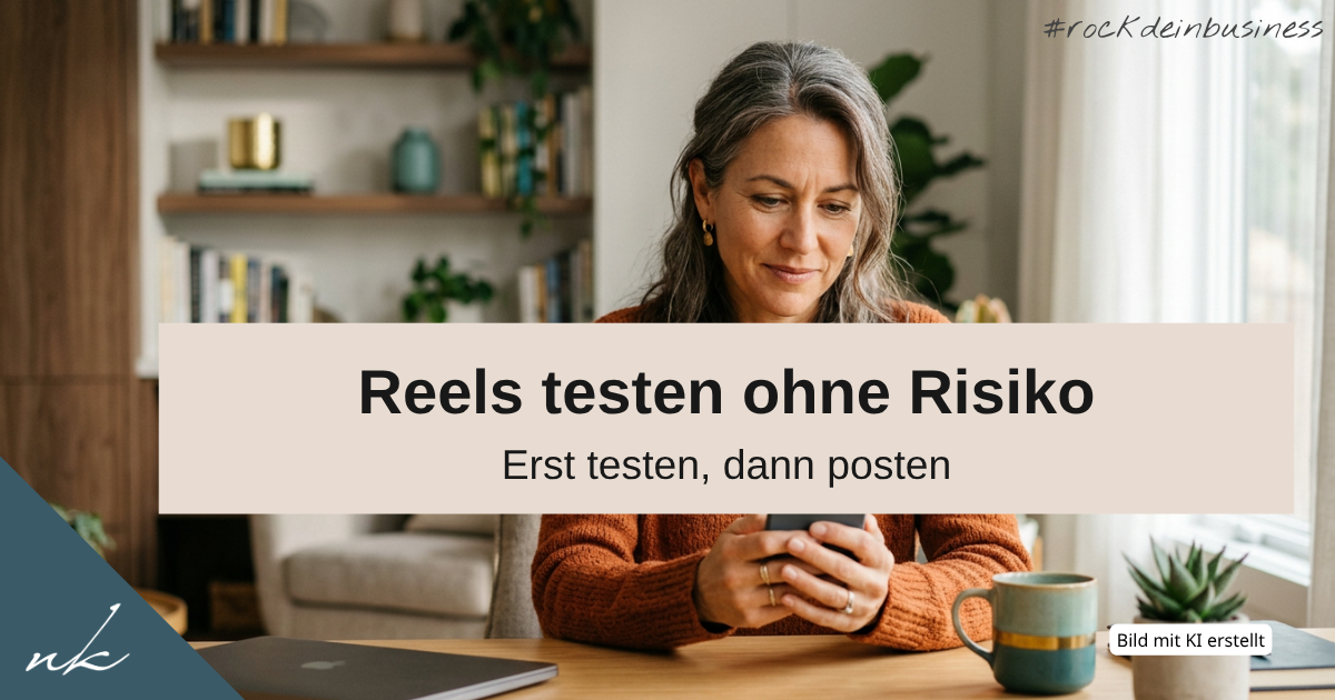 Test Reels auf Instagram: So testest du Reels, bevor deine Follower sie sehen