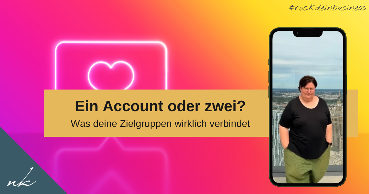 Zwei Zielgruppen, ein Instagram-Account — geht das?