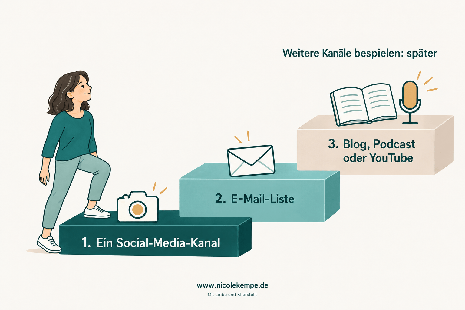 04 social media aufbau treppe