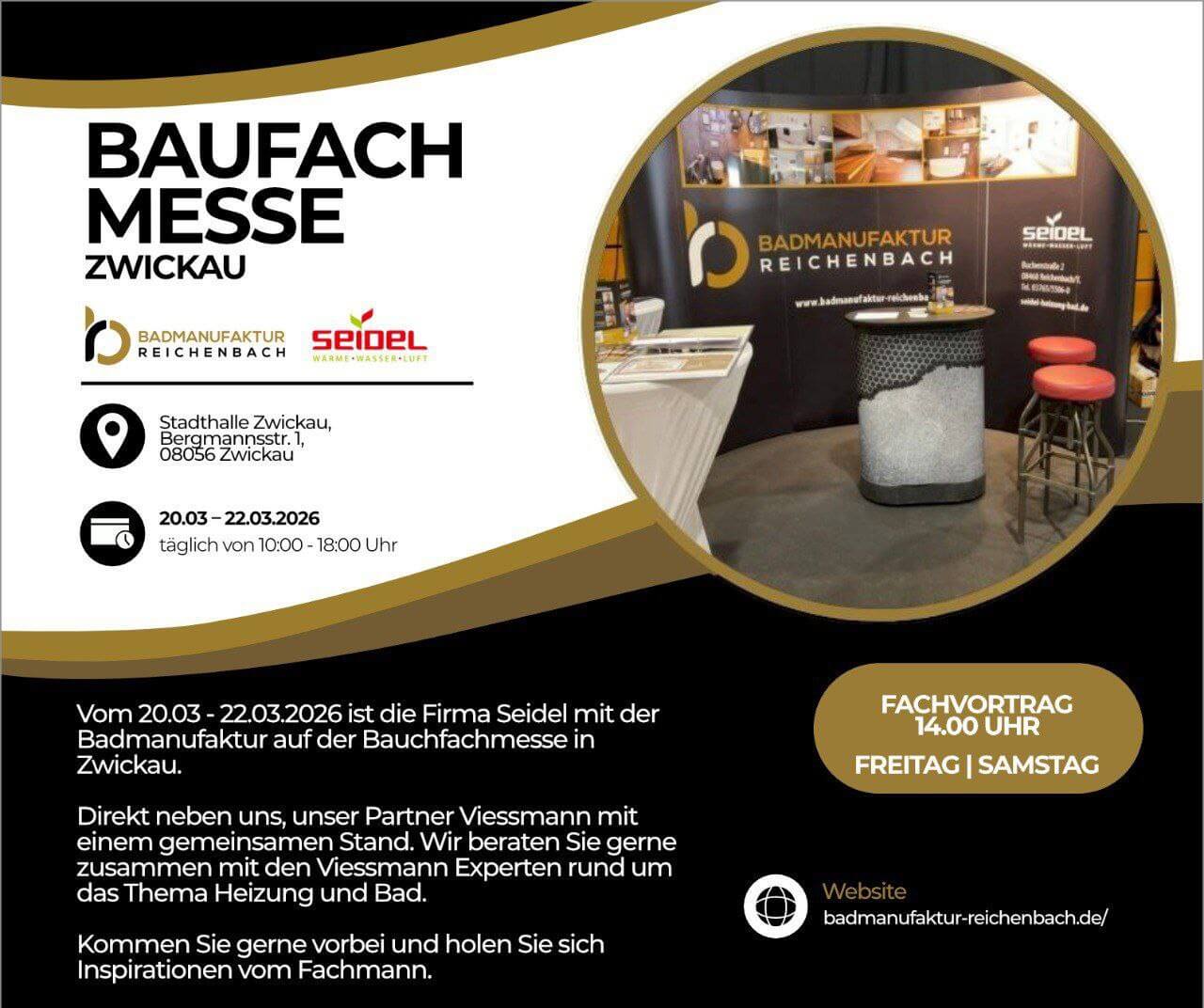 Baufachmesse Zwickau Flyer