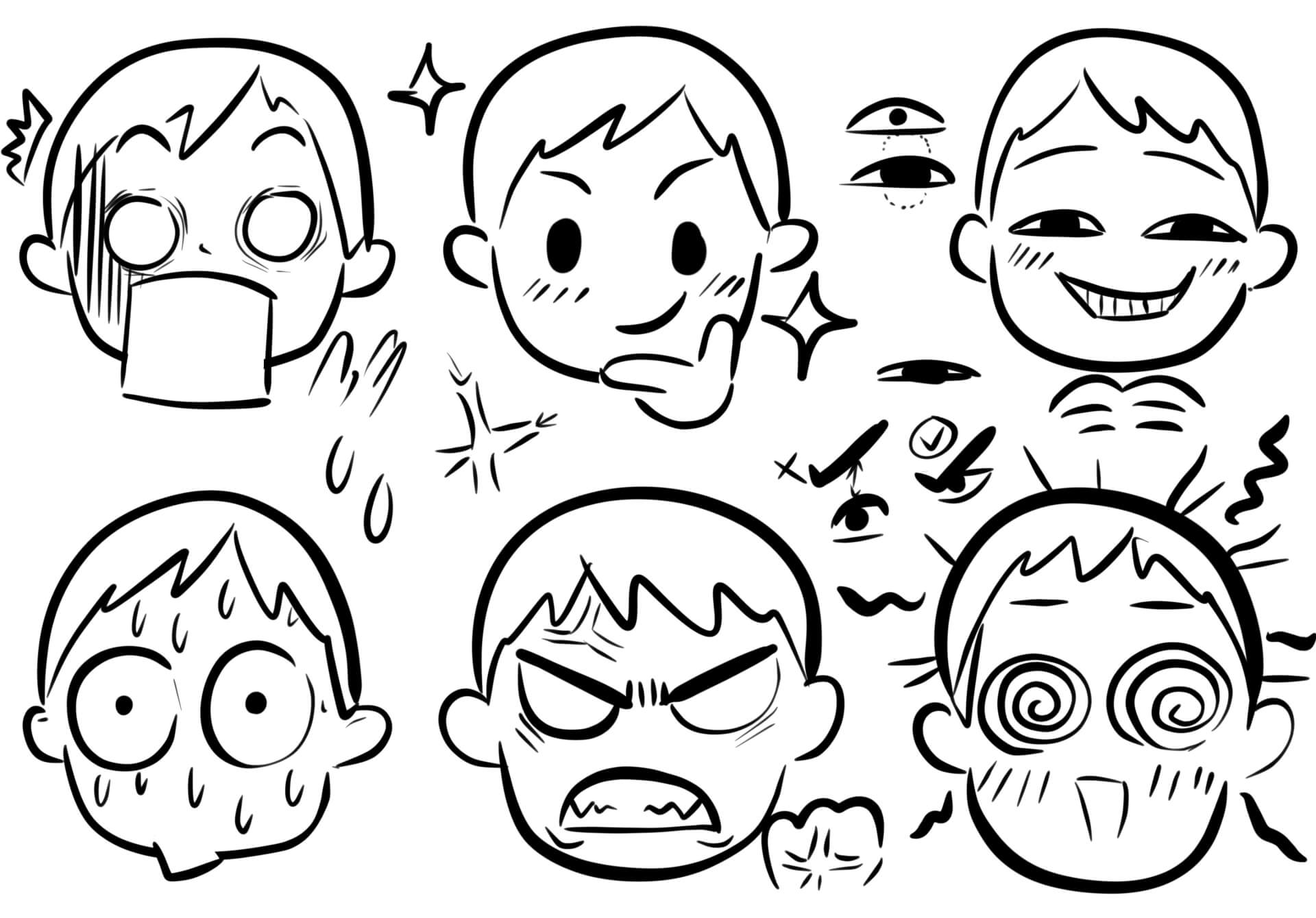 zeichnen lernen für kinder ausmalen chibi manga früchte apfel erdbeere zeichenkurs maxim simonenko totoro ghibli ausmalbild