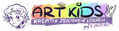 Logo des Eltern & Kids Zeichenkurses von Maxim Simonenko