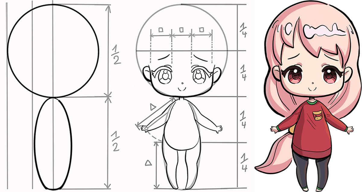 Manga Chibi zeichnen – Schritt-für-Schritt Anleitung für Anfänger