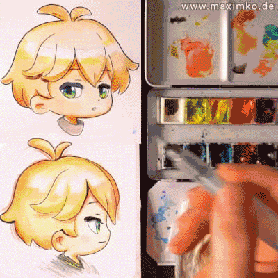 Manga Zeichenkurs Modulbild: Umgang mit Farbe lernen, Kolorierung meistern