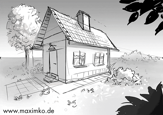 Manga Zeichenkurs Modulbild: Perspektive verstehen und Umgebungen zeichnen