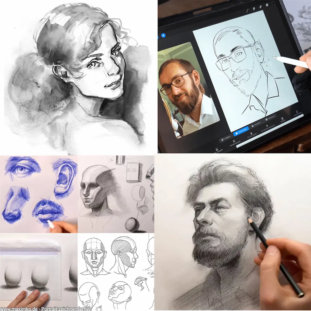 chibi maxim beim malen mit fantasie tieren