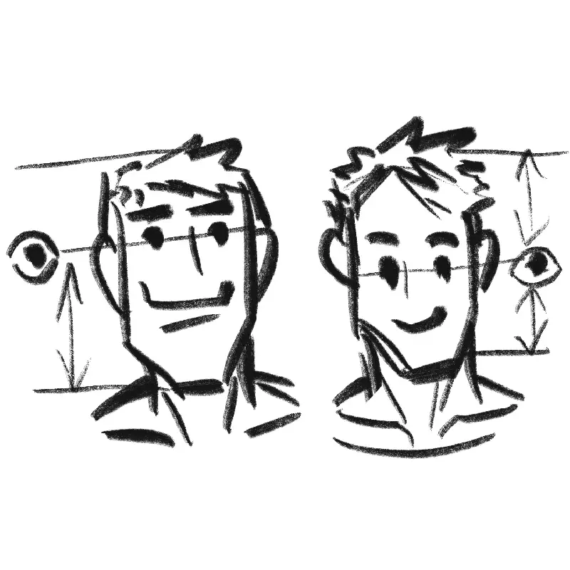 Proportionen im Portrait – wo liegt die Augenlinie, wo sitzt der Mund innerhalb der Kopfform