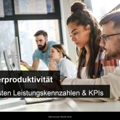 Mitarbeiterproduktivität: Die 16 entscheidenden KPIs in 2026