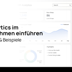 HR Analytics im Unternehmen einführen: Vorgehen & Beispiele