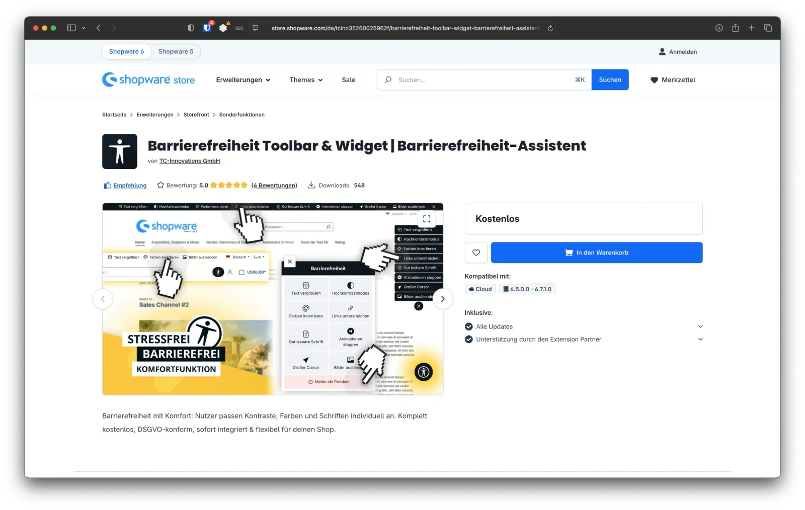 Mehr Barrierefreiheit mit nur einem Klick