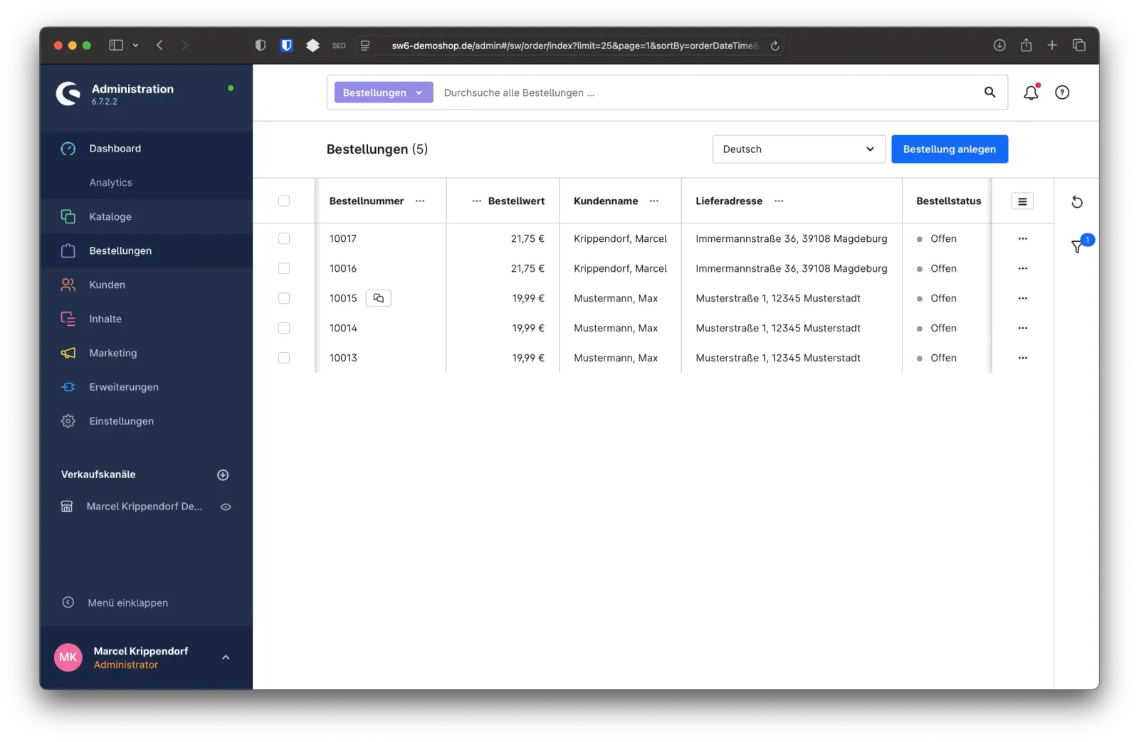 Bestellungen bearbeiten: das Bestellmodul erläutert