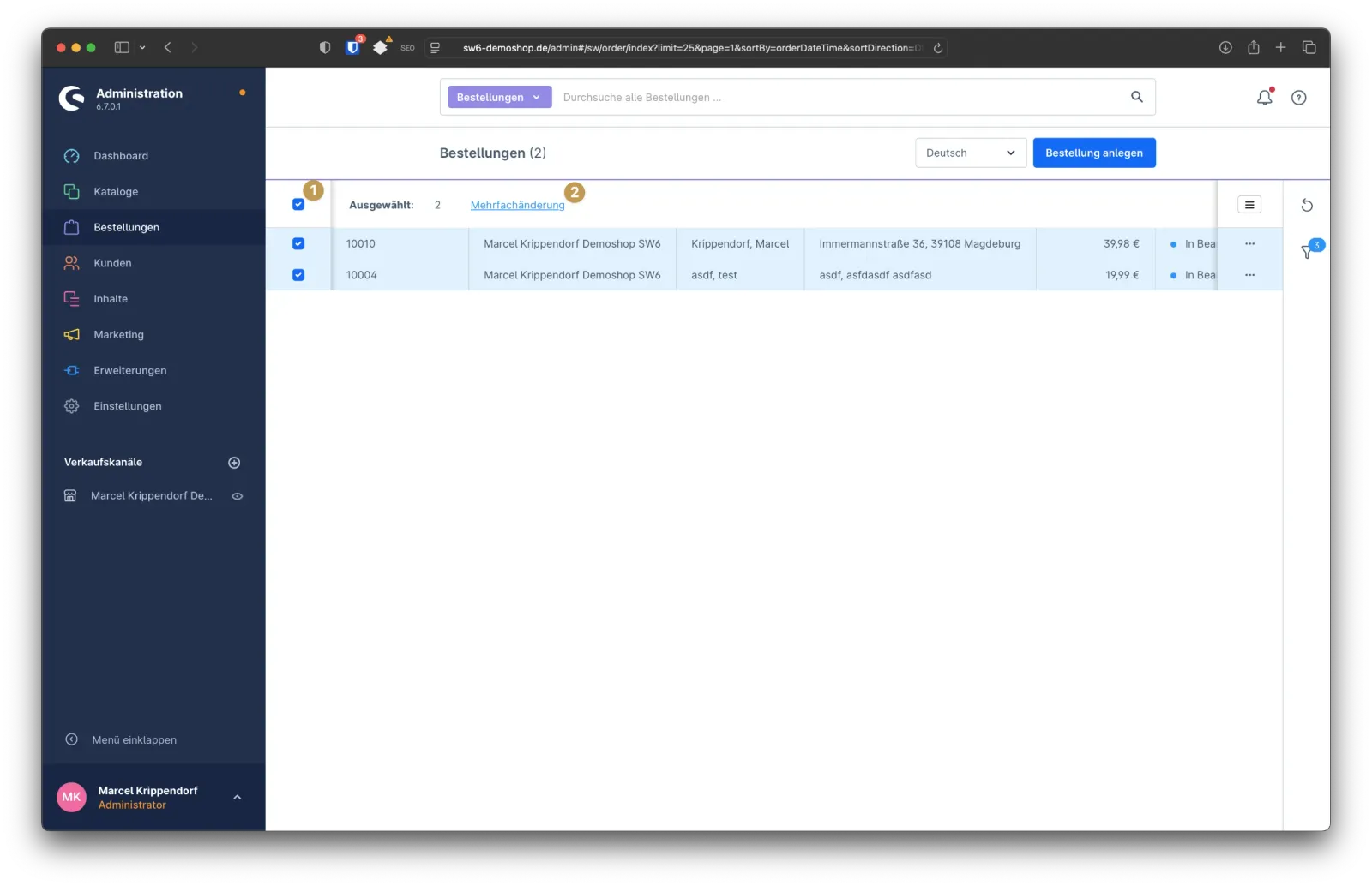 sw simplyworks bestellungen filtern 2 2