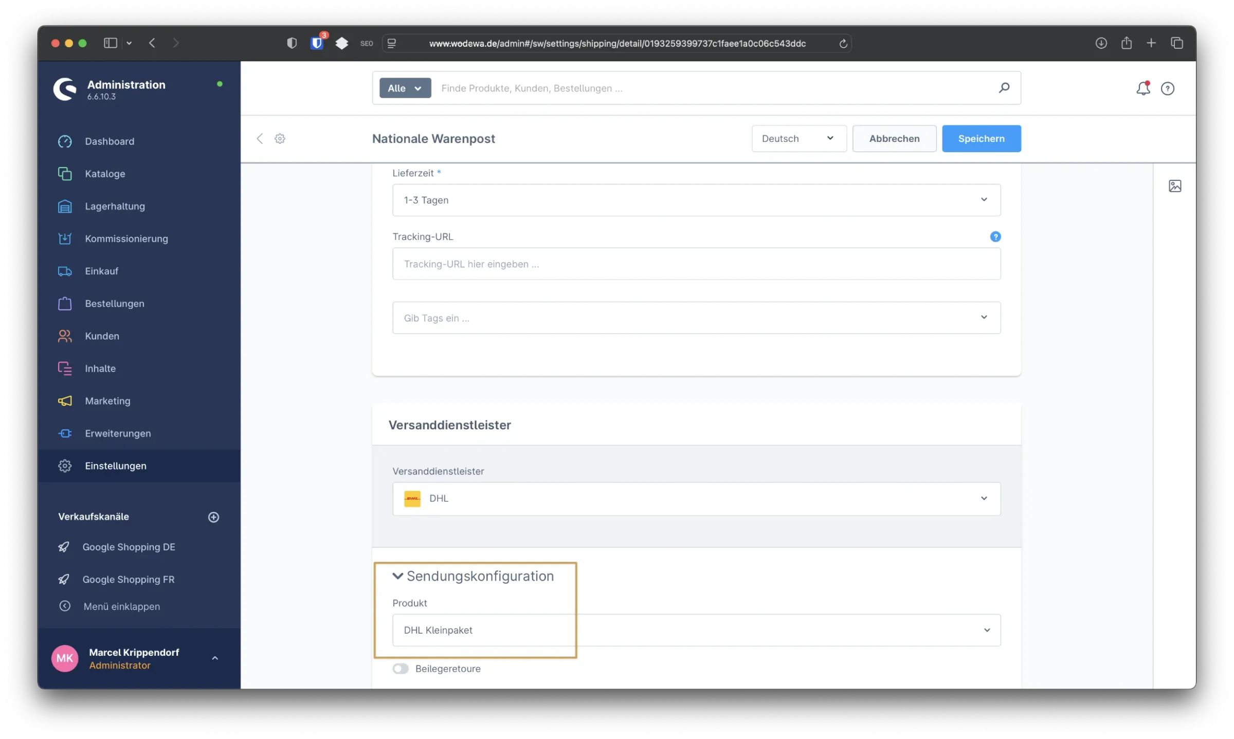 sw simplyworks dhl kleinpaket 7 2