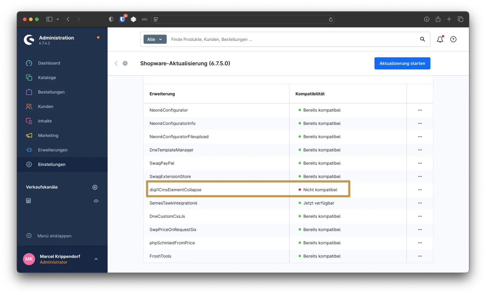 sw simplyworks kauf subscription abgelaufen was nun shopware 1 2