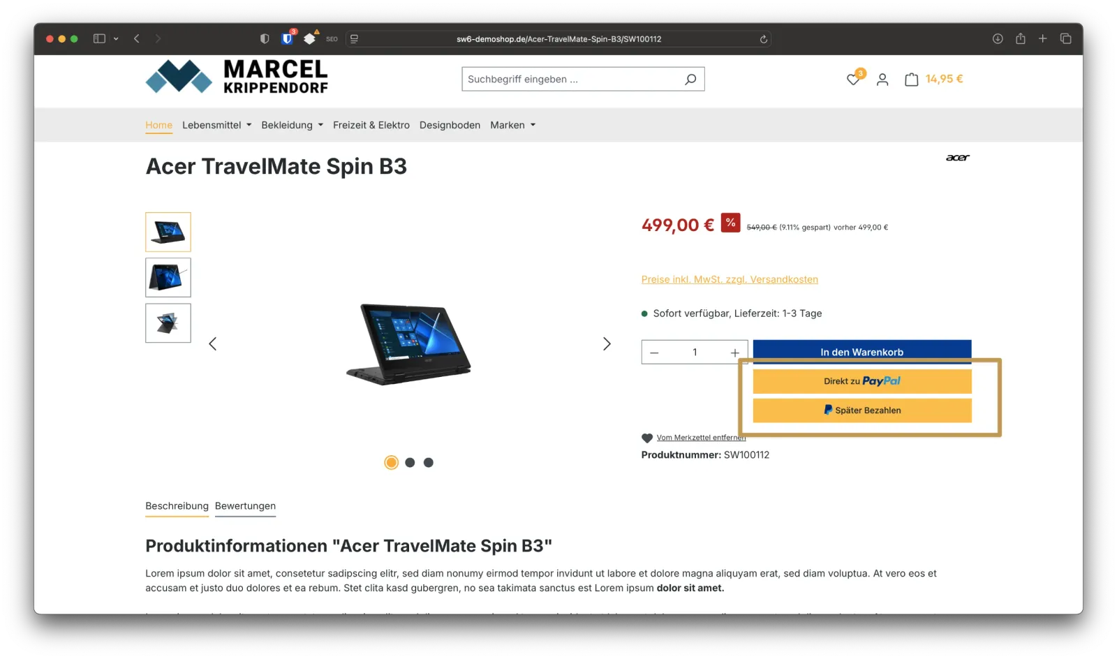 So nutzt du die PayPal Express-Buttons optimal