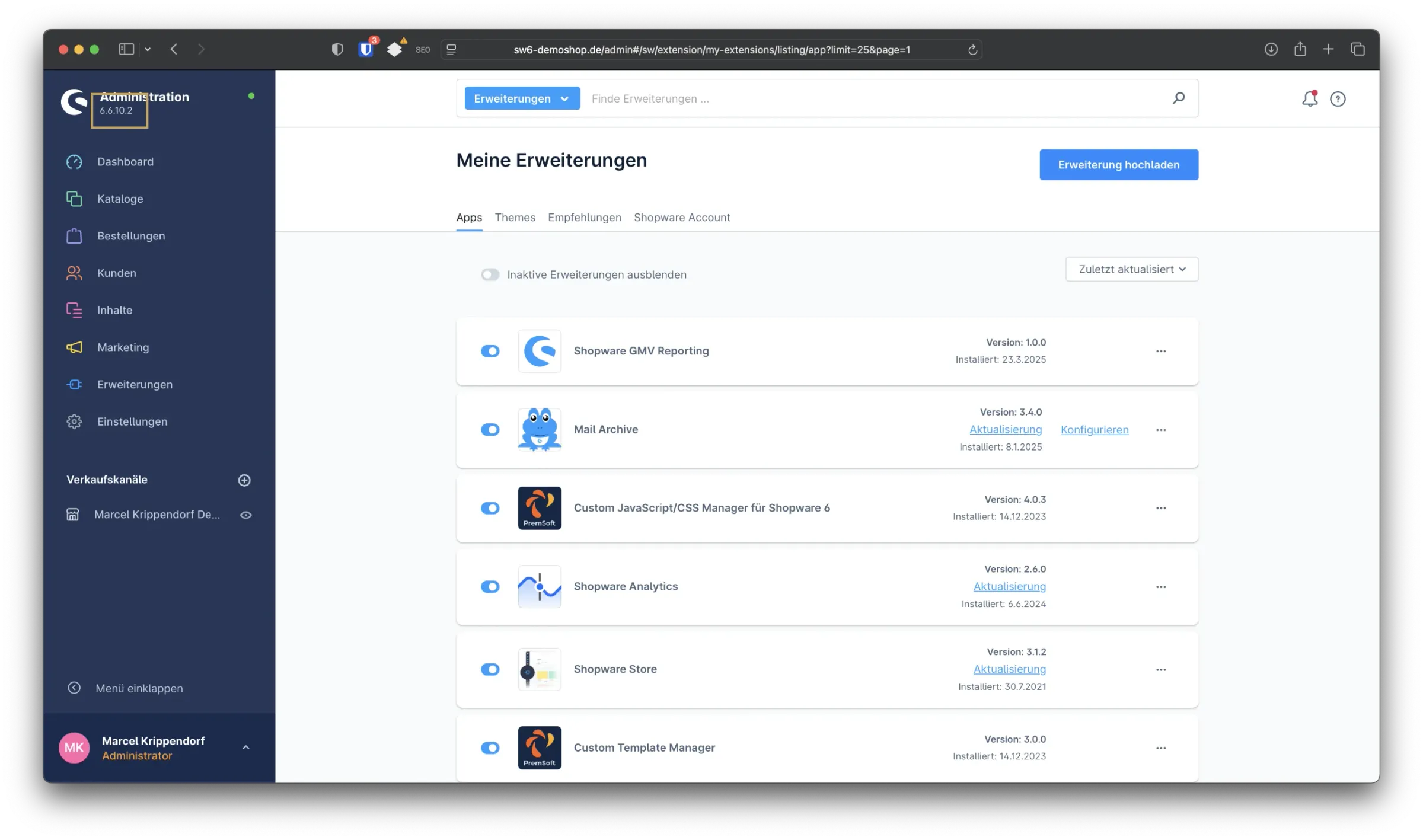 sw simplyworks pickware plugin updates 1 2