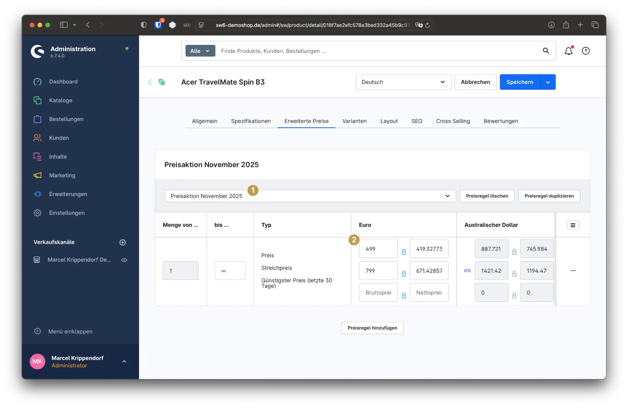 sw simplyworks preisaktionen vorplanen 2 2
