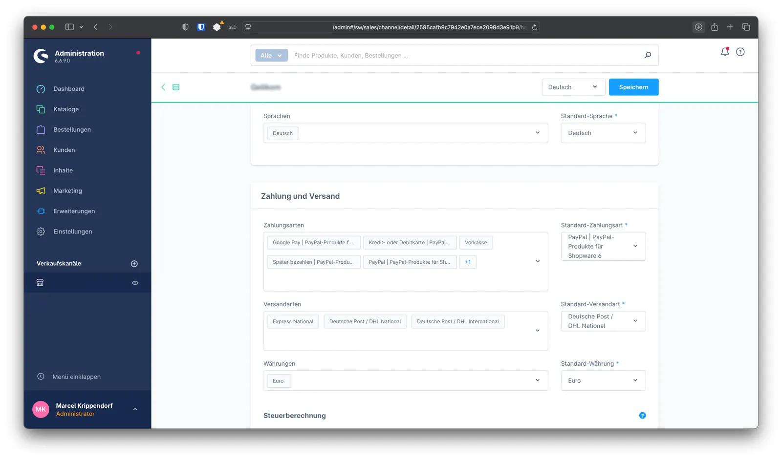 Zahlungsarten in Shopware 6 aktivieren und korrekt zuweisen – so geht’s!