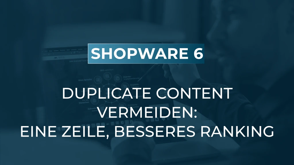Duplicate Content vermeiden: URL-Struktur im Shopware-Shop richtig konfigurieren